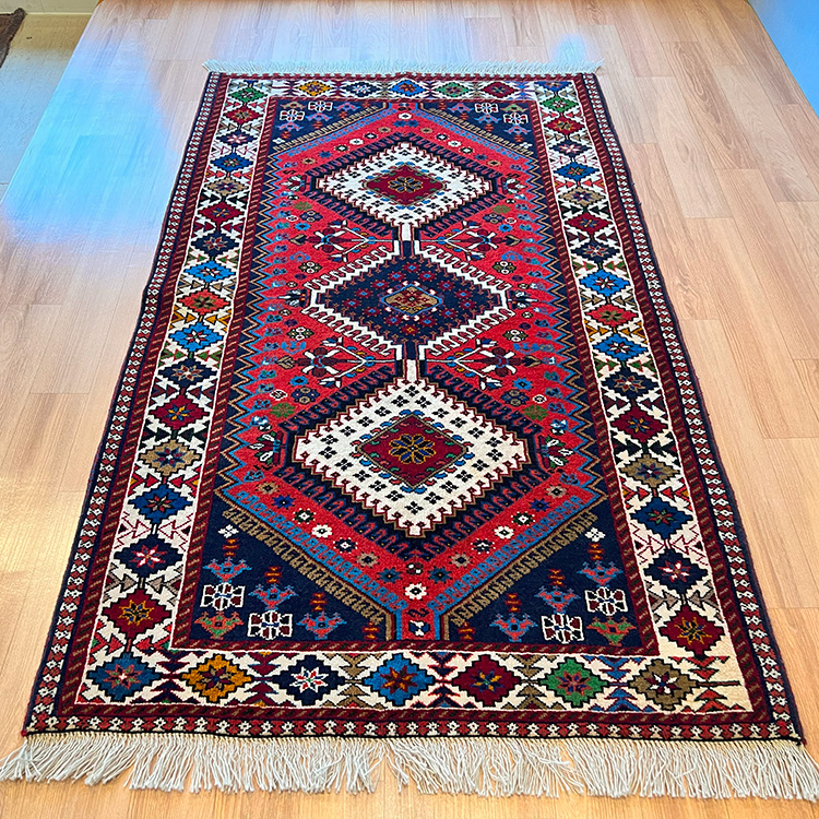 シラーズ産 トライバルラグ Size:163×99 | 大阪・豊中市のペルシャ絨毯