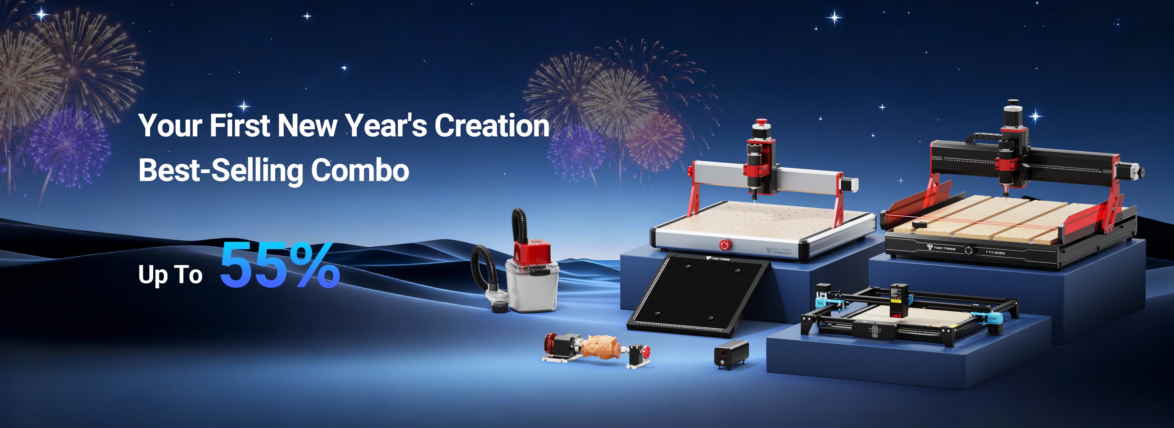 Twotrees Laser Engraver & CNC Router Bundles | Save More on