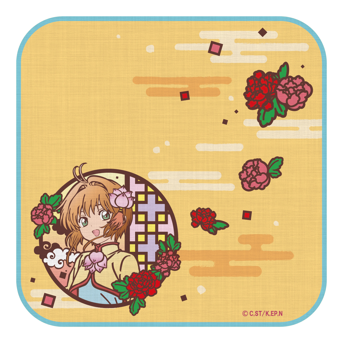 カードキャプターさくら 切り絵 ガーゼミニタオル - 株式会社ツインクル