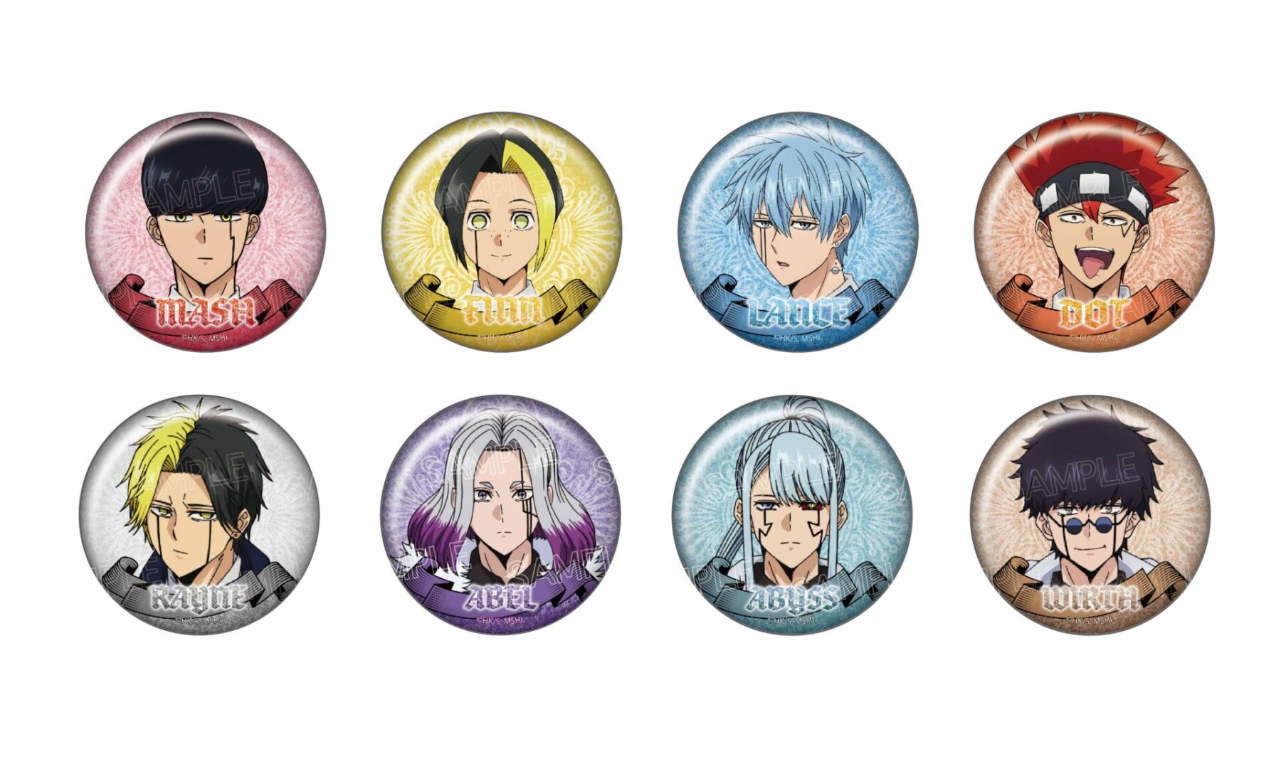 アニメ「マッシュル-MASHLE-」 グリッター缶バッジ - 株式会社ツインクル