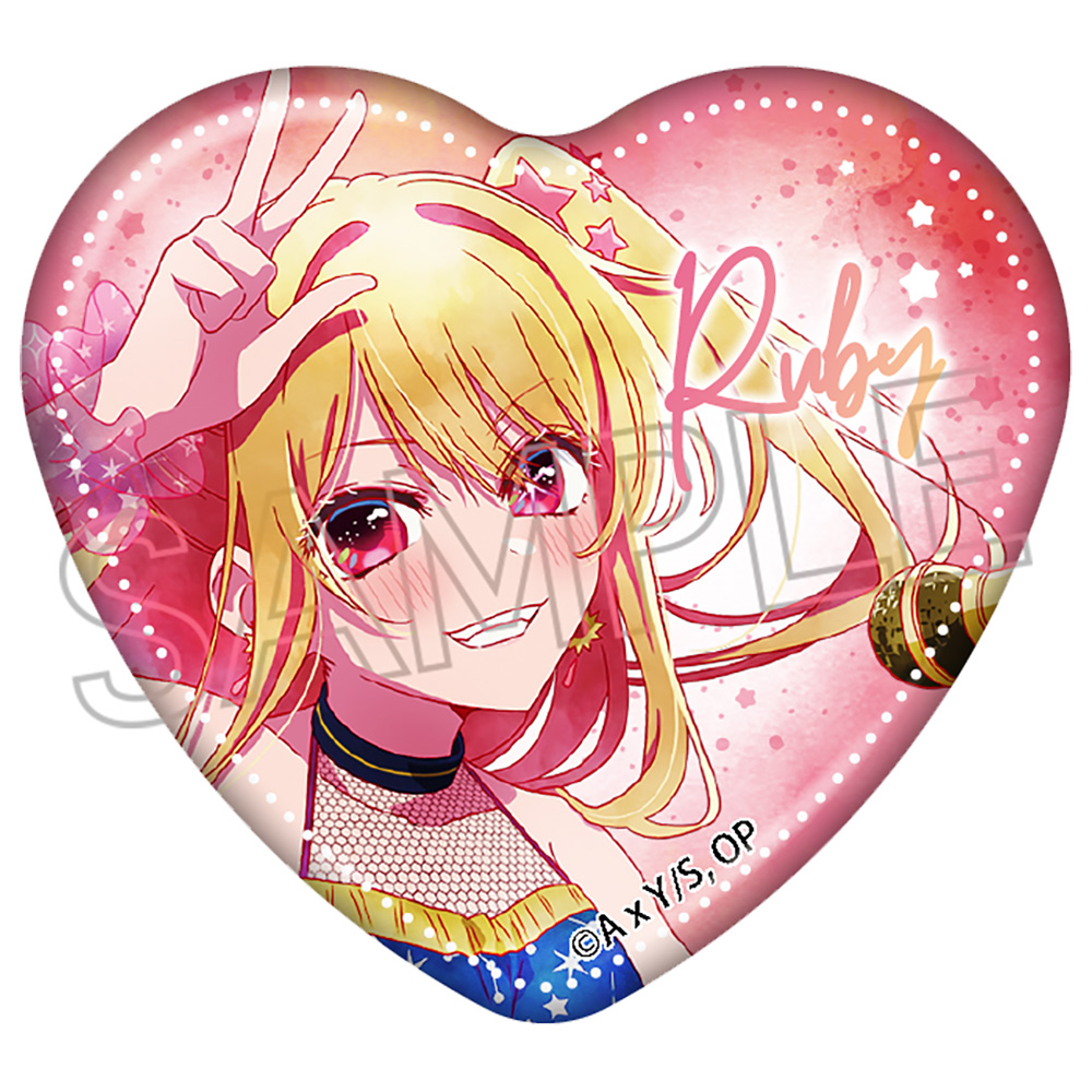 推しの子】 ウェットカラーシリーズ ハート缶バッジ～Twinkle Star