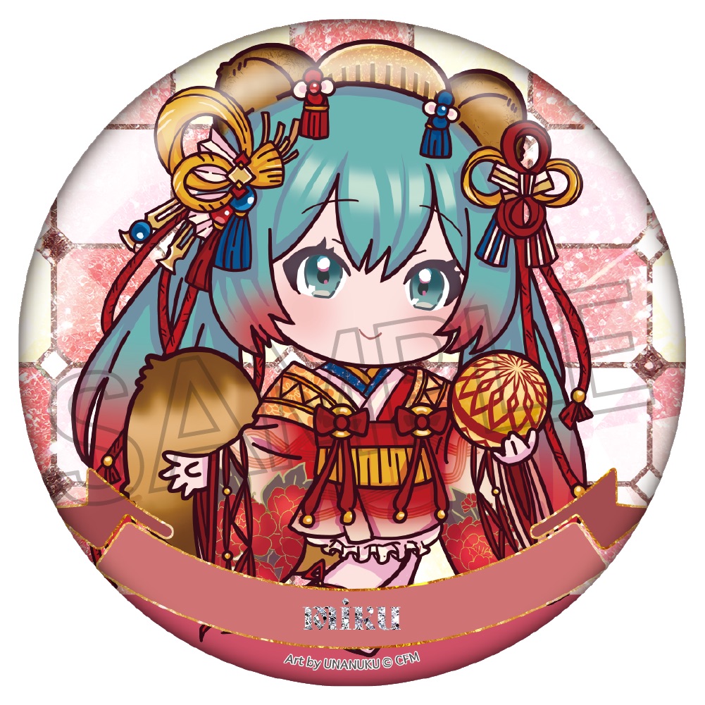 初音ミク 百鬼夜行 ～麗宴～ キラキラ缶バッジ - 株式会社ツインクル