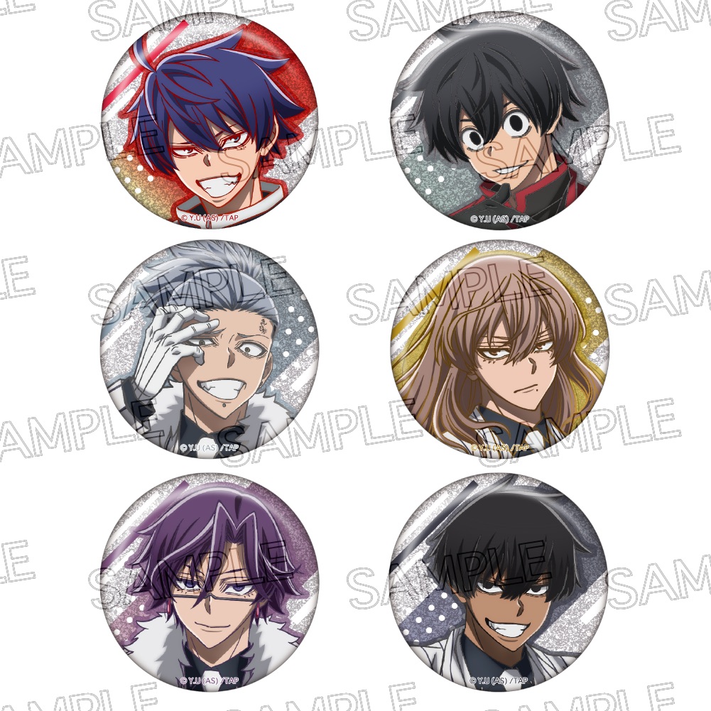 桃源暗鬼 グリッター缶バッジ Vol.2 - 株式会社ツインクル