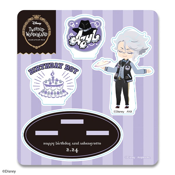 ミニアクリルスタンド アズール・アーシェングロット/背景オクタ