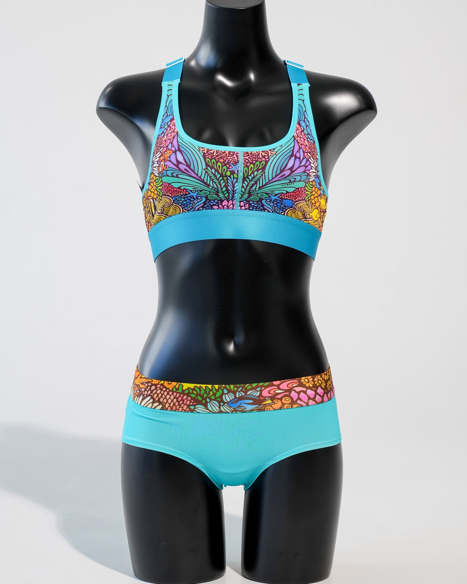 coral （ターコイズ）スポブラ/ショーツSET – 鶴亀本舗