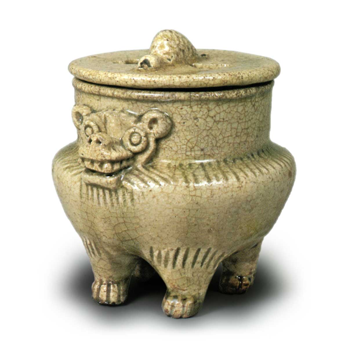 黄瀬戸 香炉 蔵出し 1客 黄瀬戸香炉蔵出し1客