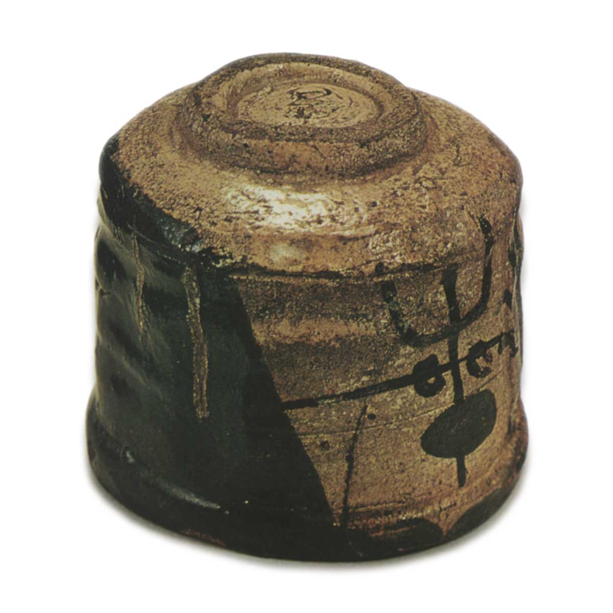 黒織部茶碗 銘 冬枯 | 鶴田 純久の章 お話