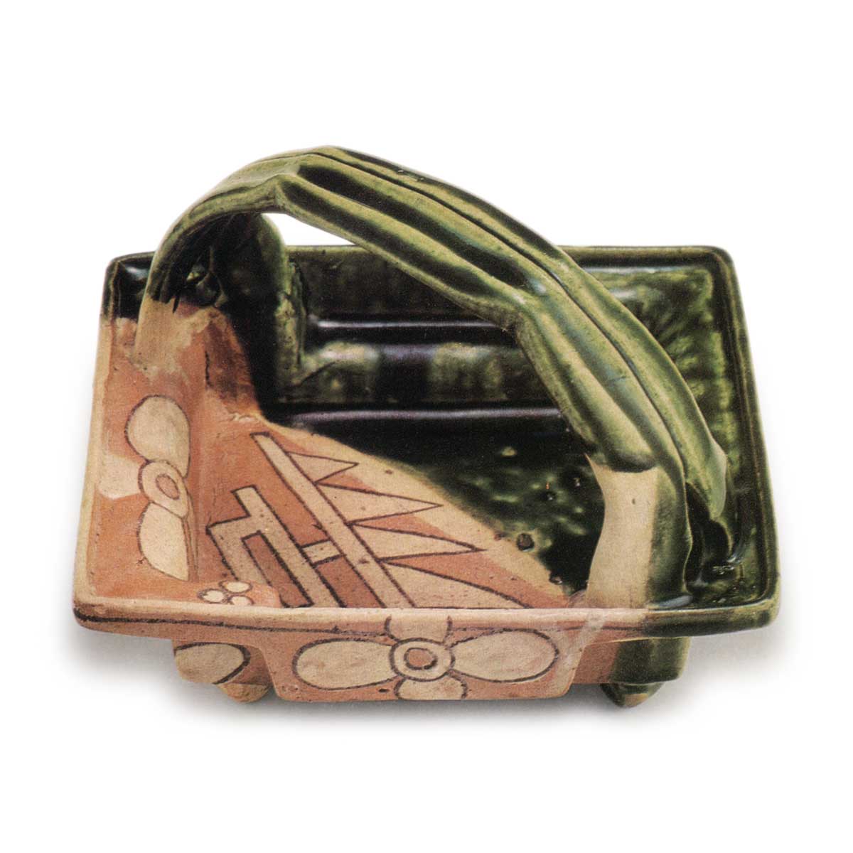 織部 四方 手鉢 | 鶴田 純久の章 お話