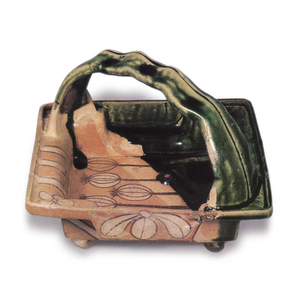 織部 四方 手鉢 | 鶴田 純久の章 お話