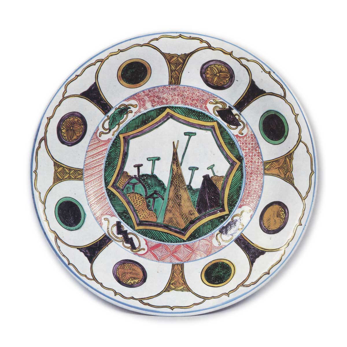 色絵網干蓮弁文大鉢 | 鶴田 純久の章 お話