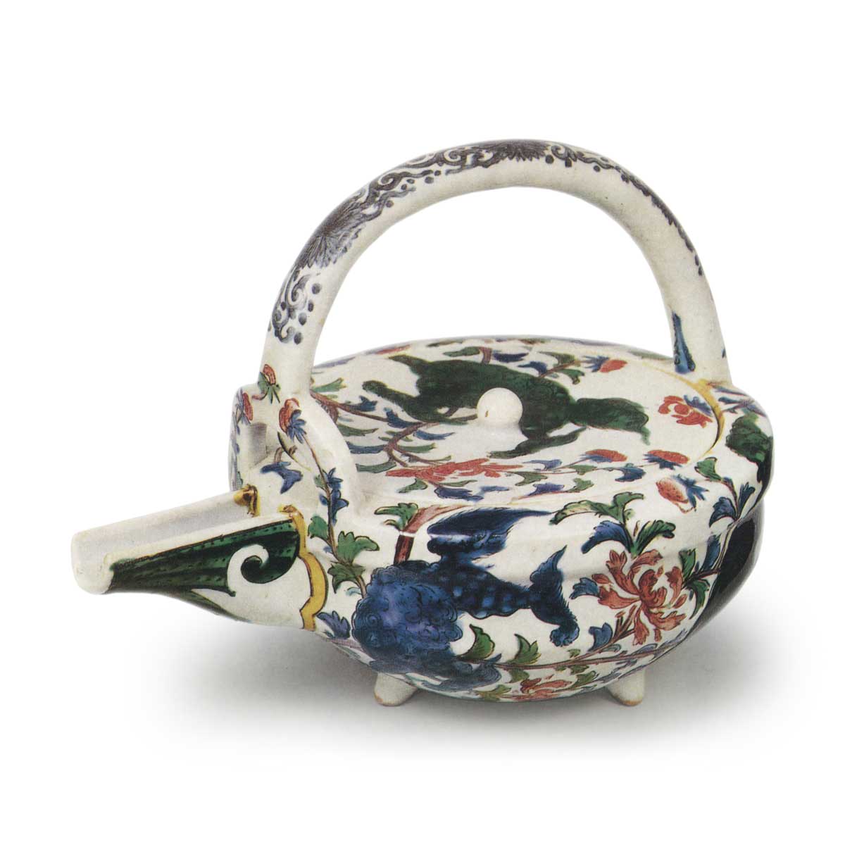 色絵 獅子 牡丹文 銚子 | 鶴田 純久の章 お話