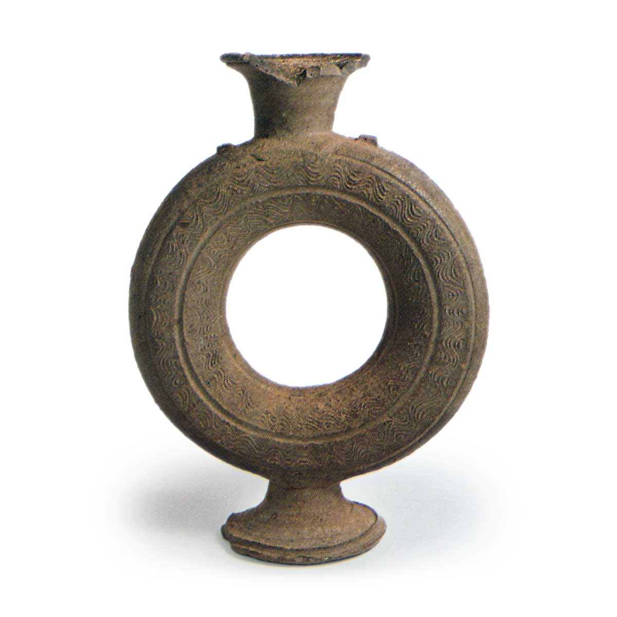 須恵器 台付環状提瓶 | 鶴田 純久の章 お話