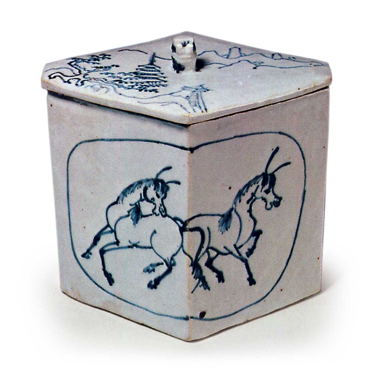 呉須菱馬水指 ごすひしうまみずさし | 鶴田 純久の章 お話