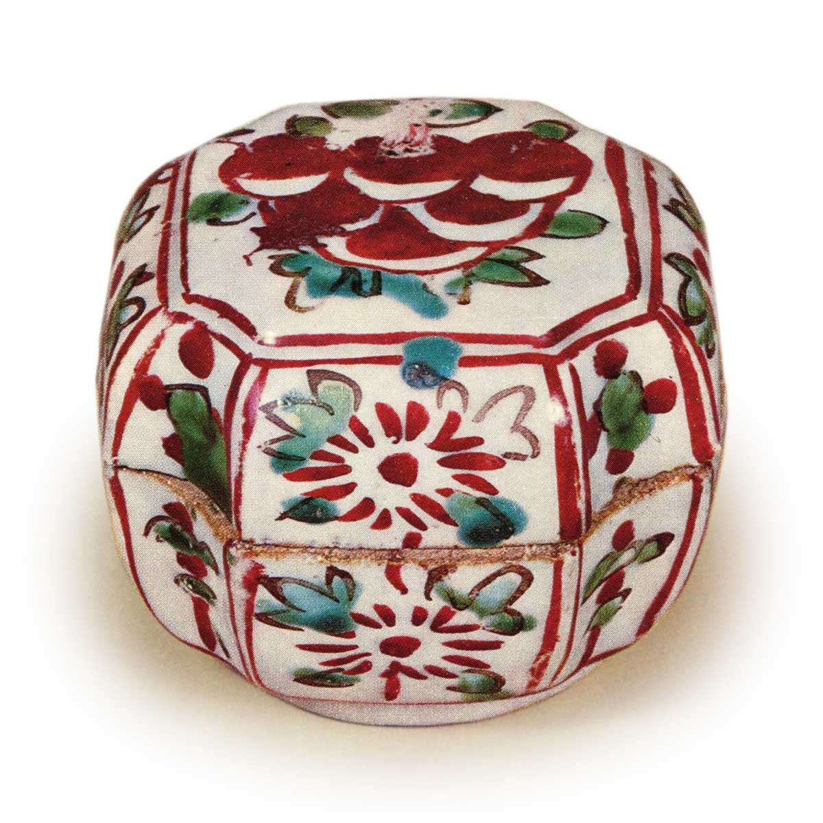 呉須赤絵 四方入角 | 鶴田 純久の章 お話