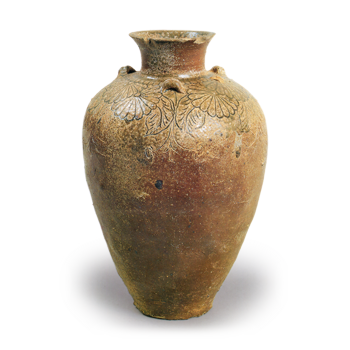 丹波 菊花文三耳壺 | 鶴田 純久の章 お話