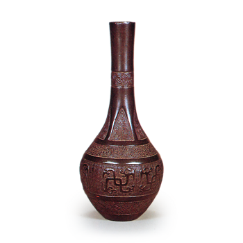 古銅桃尻花入 こどうももじりはないれ | 鶴田 純久の章 お話