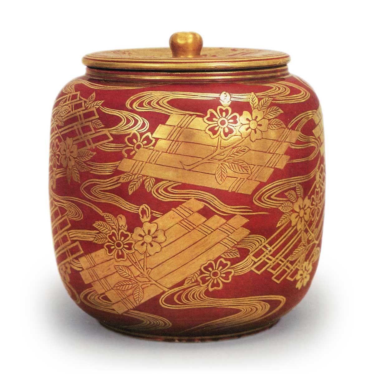 金襴手花筏文水指 | 鶴田 純久の章 お話