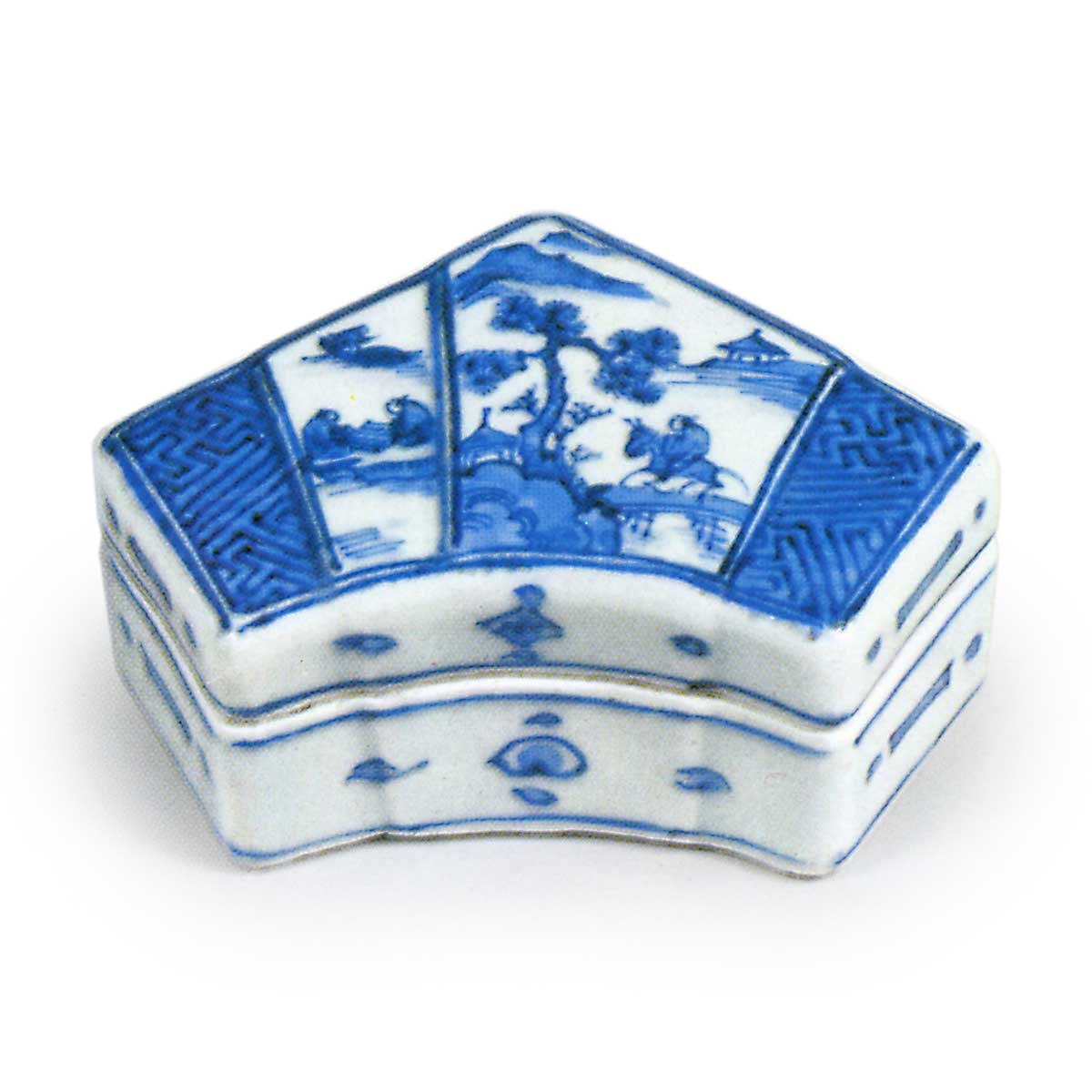 染付 香合 | 鶴田 純久の章 お話