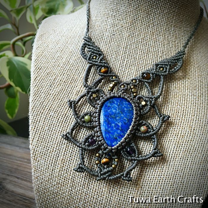 開運・受験お守り・厄除け】高品質ラピスラズリ ネックレス＊1点もの