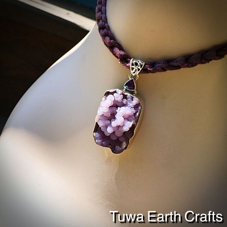 グレープカルセドニー 天然石 パワーストーン 癒し 直感 自信向上