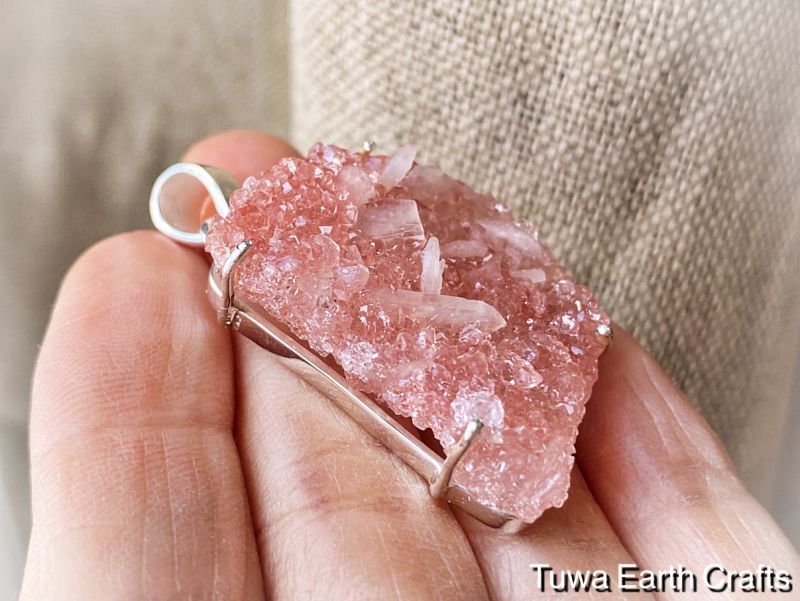 直感力向上・浄化】レア希少石 キラキラ高品質オレンジアポフィライト