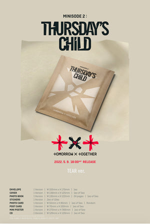 TXT Minisode 2: THURSDAY'S CHILD Album (TEAR ver.) [Official