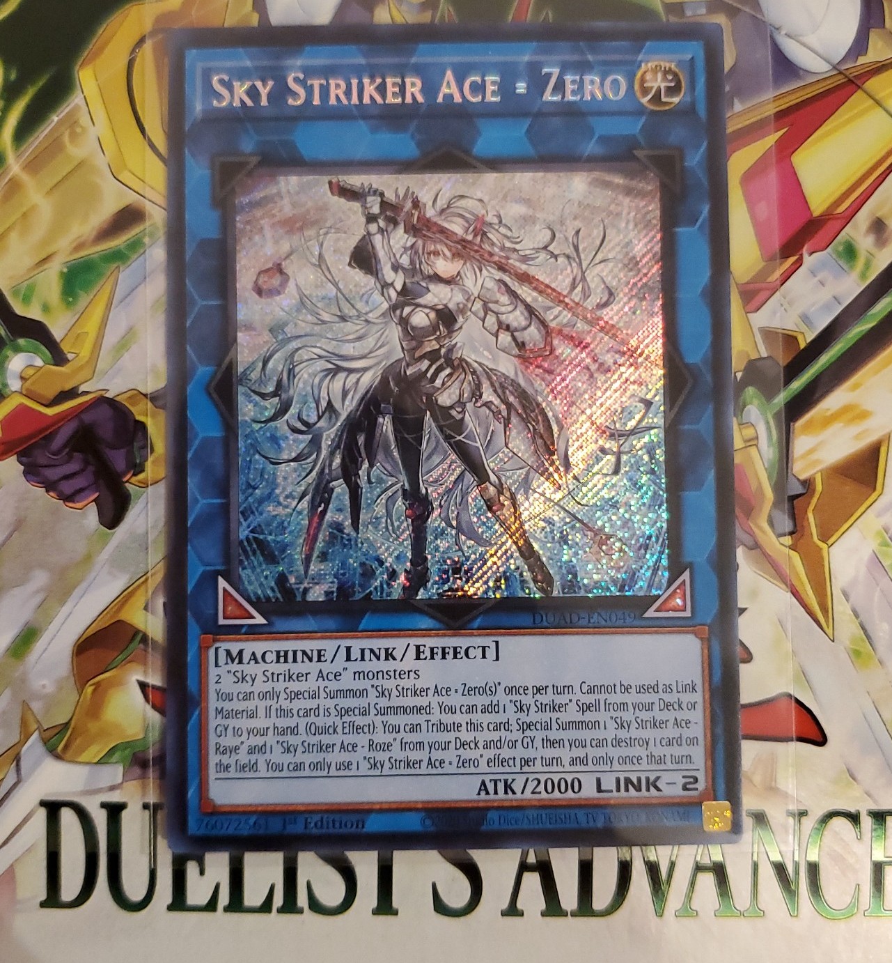 2025 YU-GI-OH! DUAD スカイストライカー エース-ゼロ Sky Striker Ace