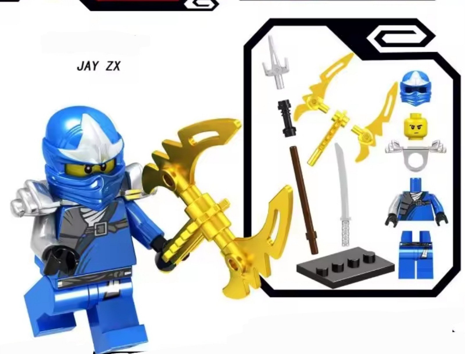 Lego ninjago zx suit kay zane cole jay lloyd | Mercari