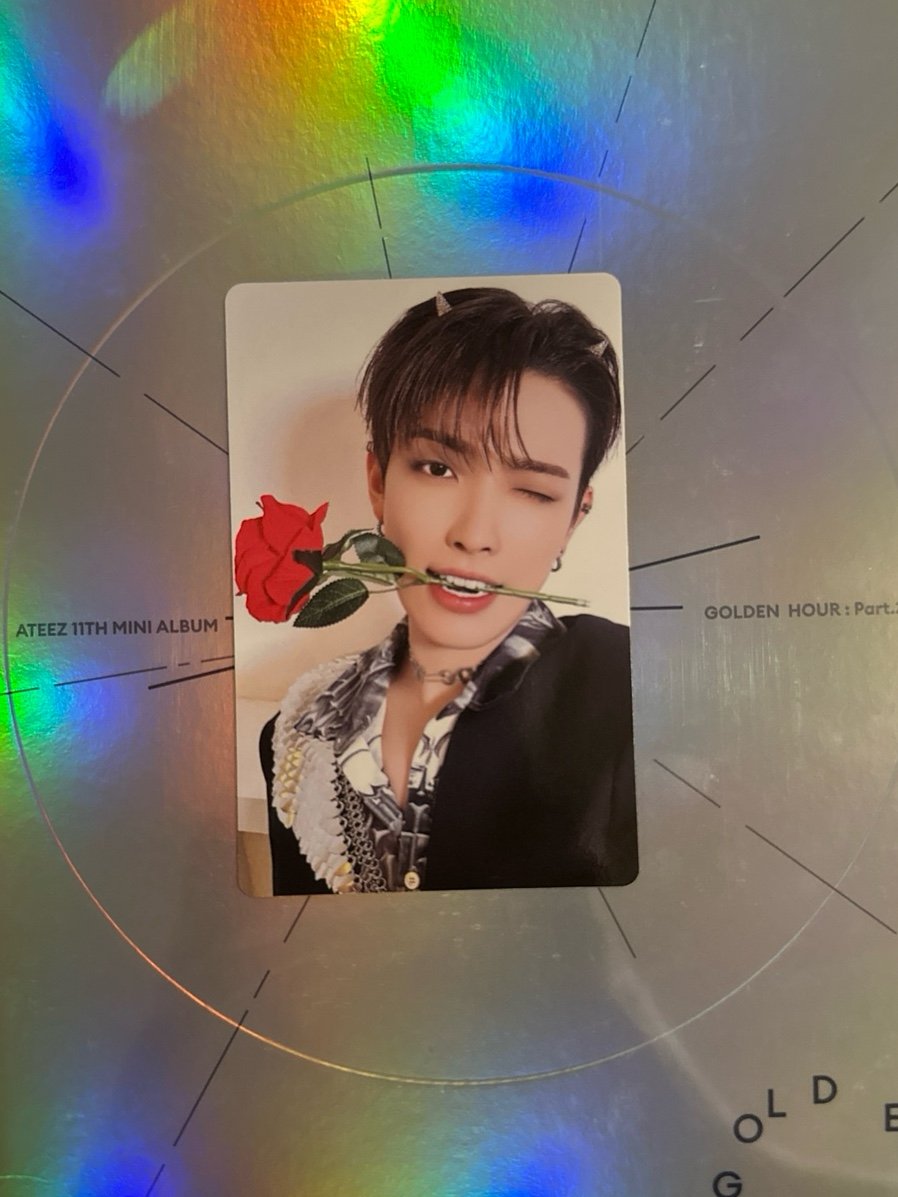 Hongjoong Rose Vinyl Ateez Golden Hour Pt 2 | Mercari