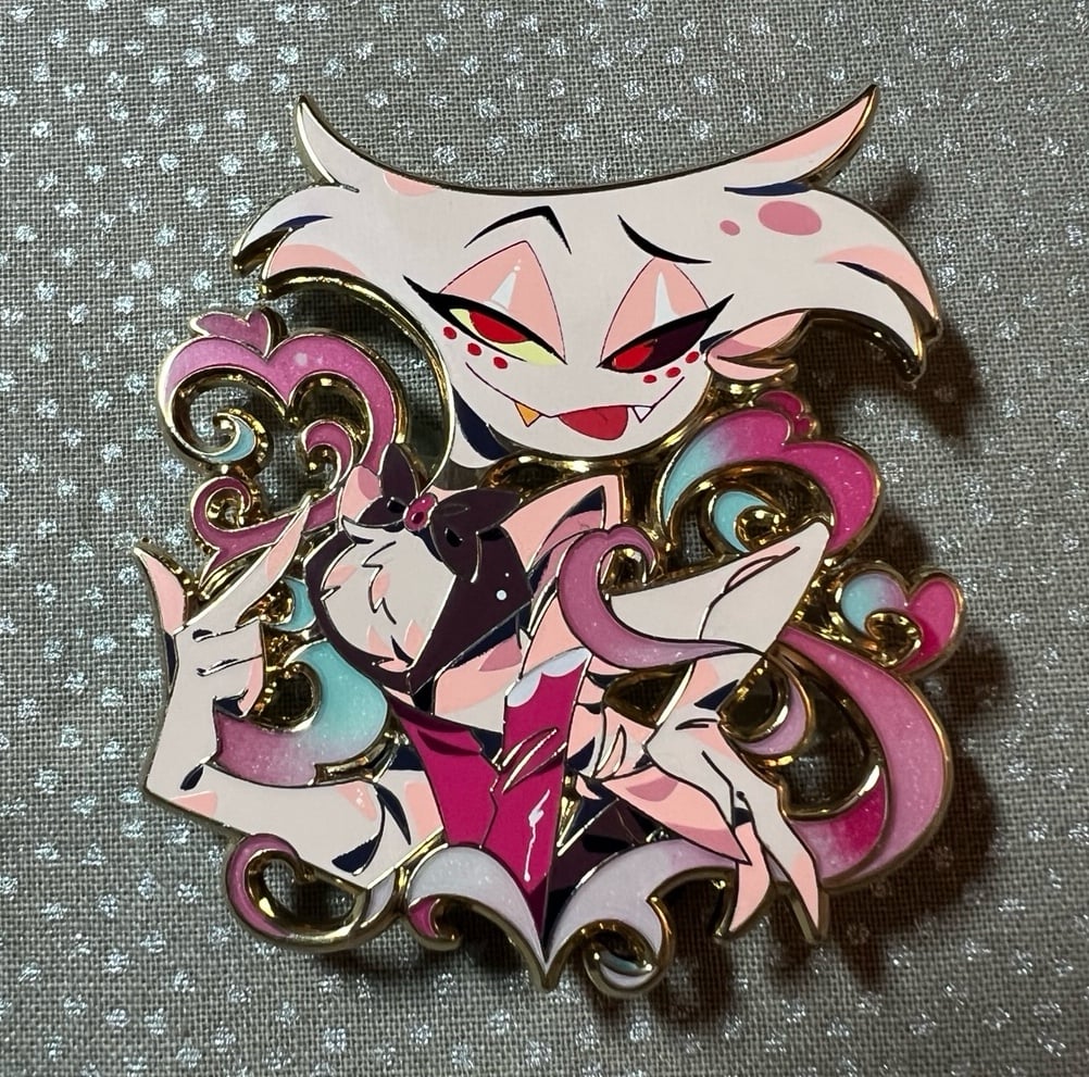 Angel Dust Pin - Hazbin Hotel Independent | Mercari