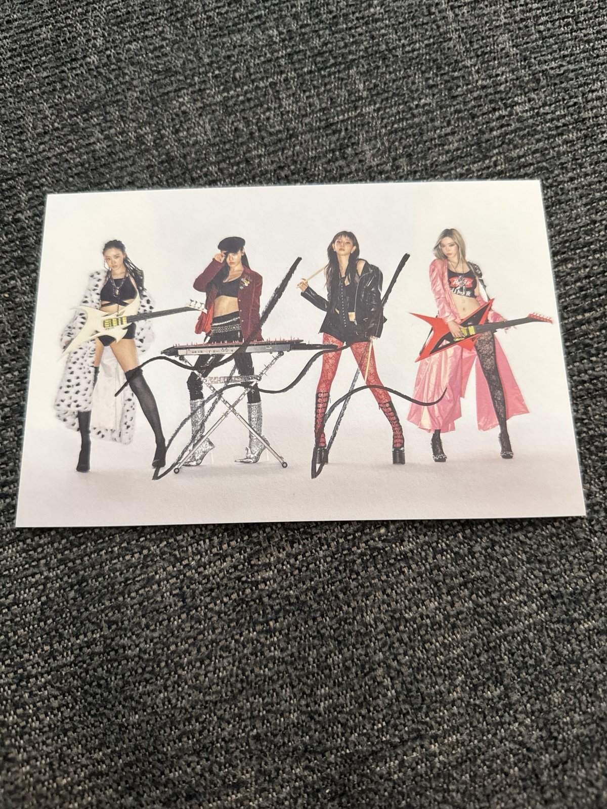 Signed Ningning Postcard | Aespa | Rich Man | | Mercari