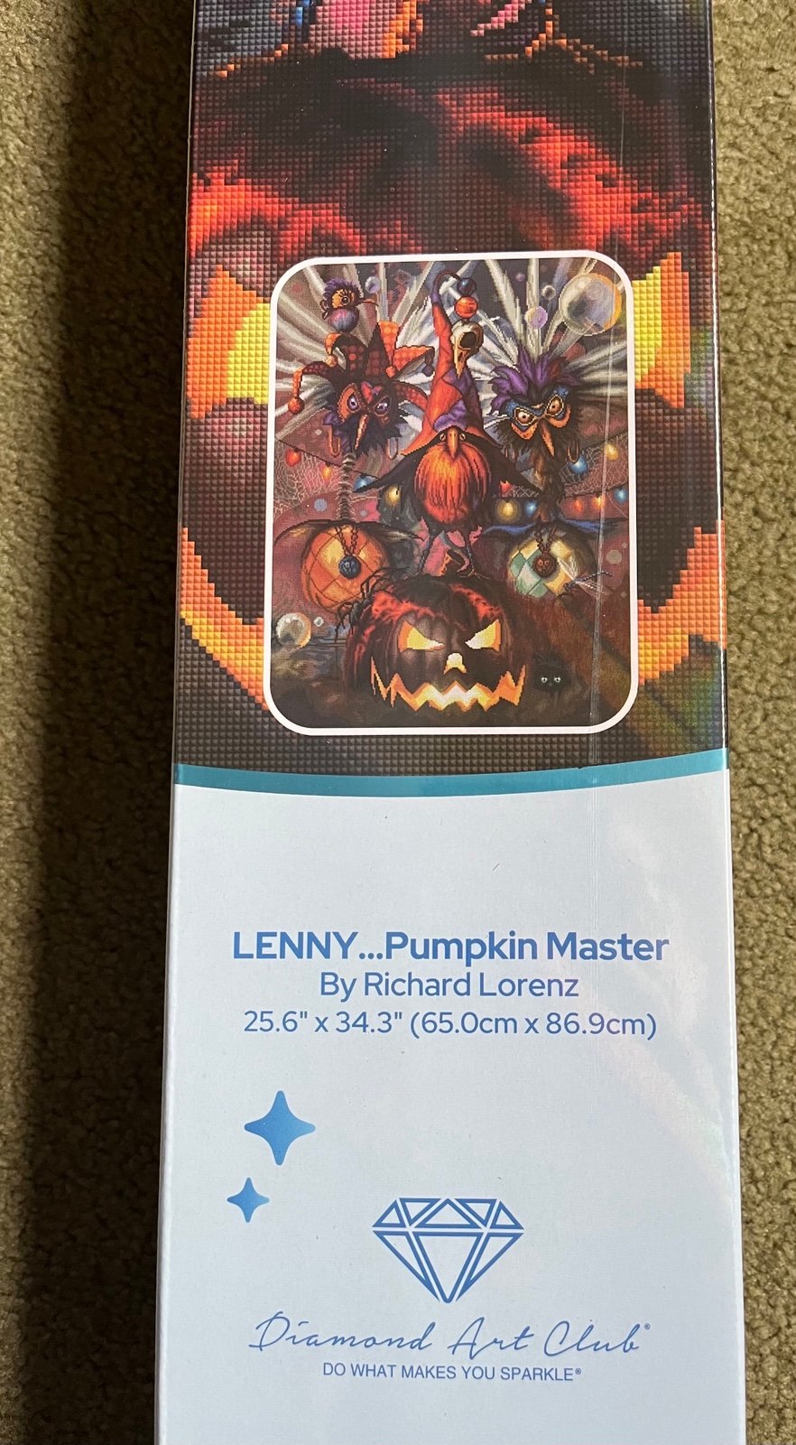 Diamond Art Club DAC Kit Lenny Pumpkin Master | Mercari