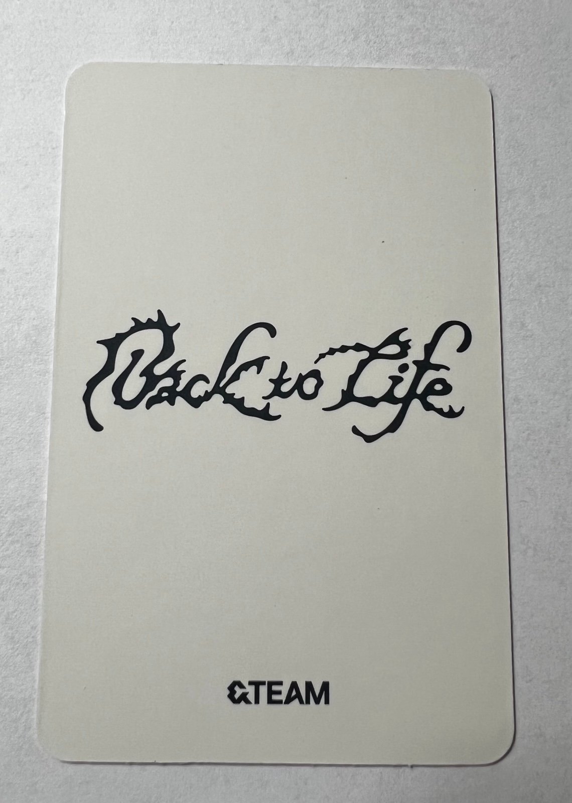 &Team “Fuma” Official Photocard from Back to | Mercari