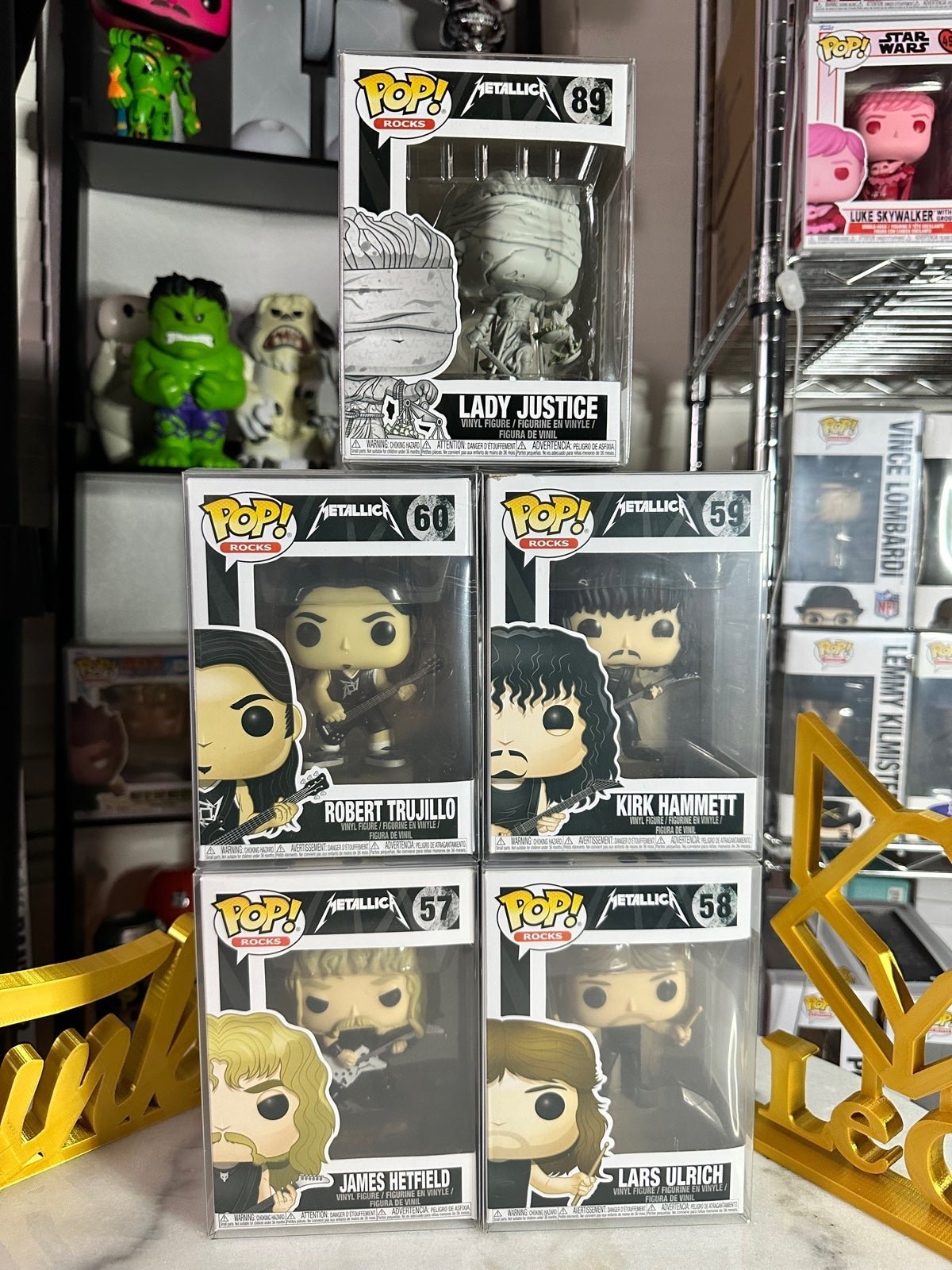 Funko Pop! Metallica - Kirk, Lars, Robert, | Mercari