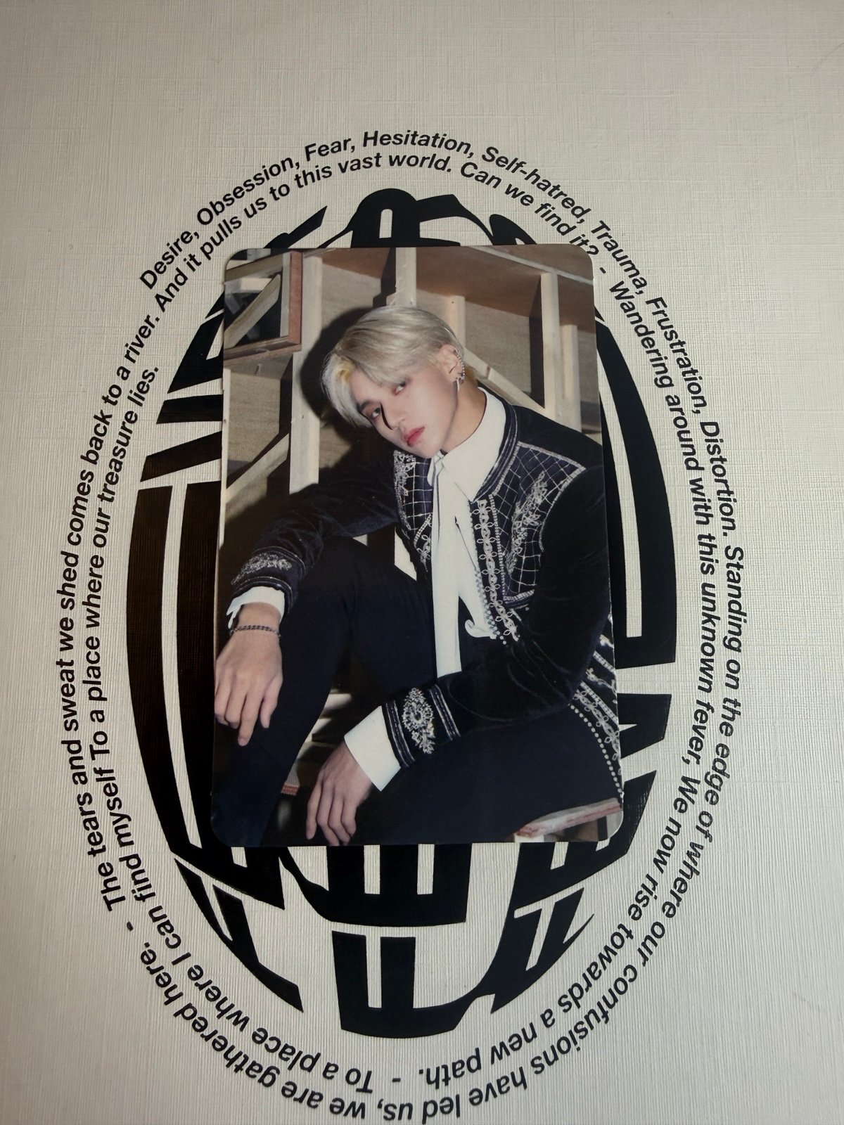 Ateez Wooyoung Perrier Photocard RARE New | Mercari