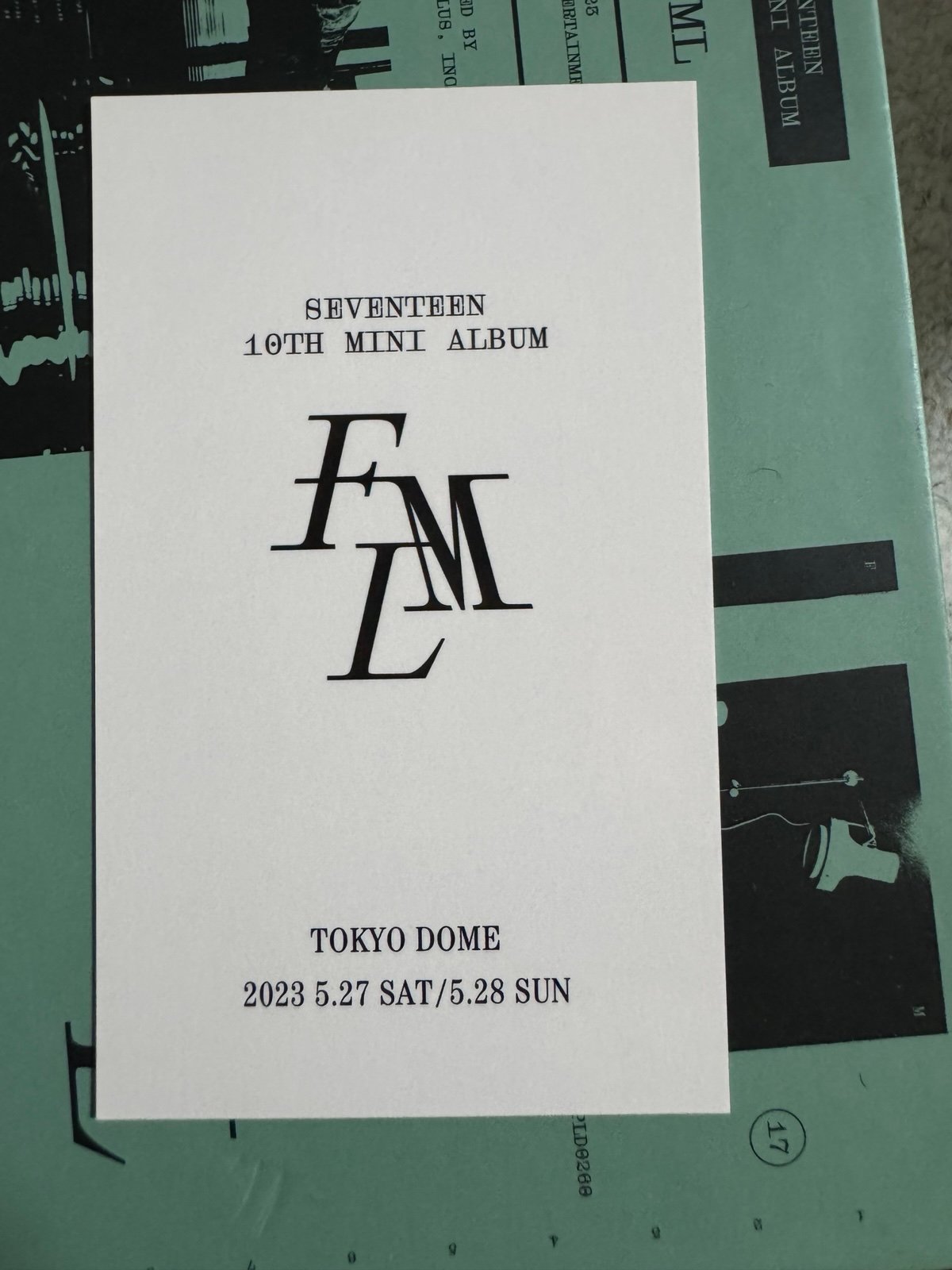 seventeen the8 minghao fml tokyo dome | Mercari