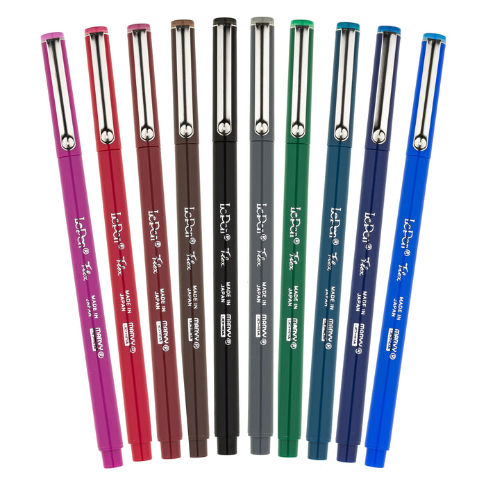 LE PEN FLEX 10 PIECE PRIMARY SET — Marvy Uchida