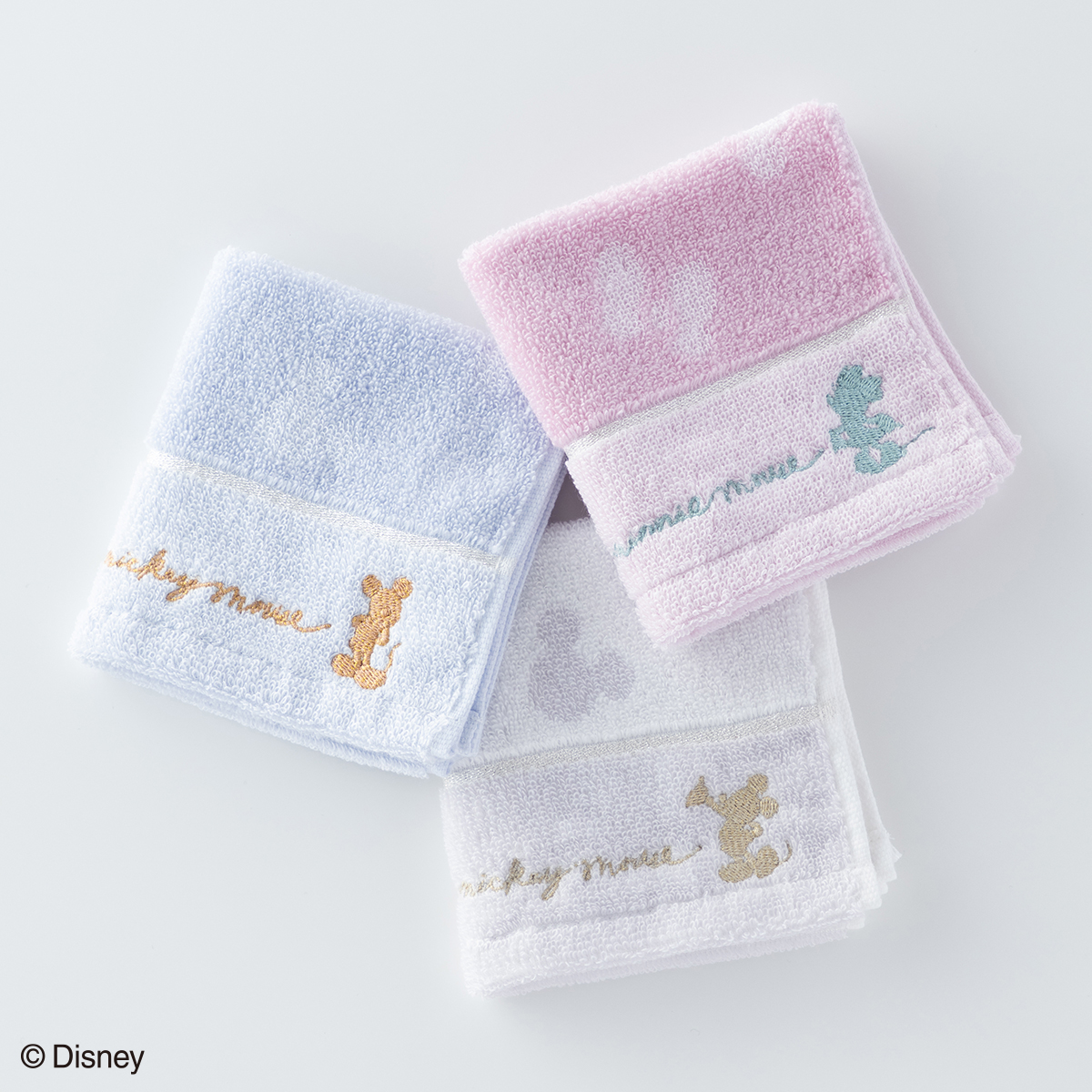 シルエット タオルハンカチ（4109V426）-ディズニー-UCHINO Online Shop