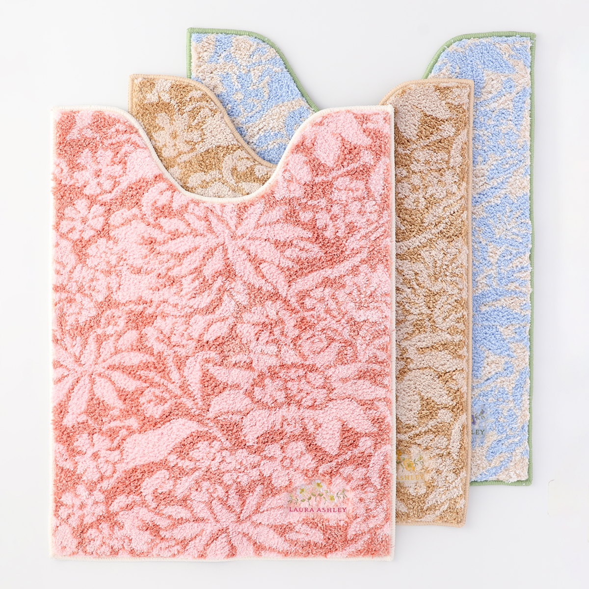 ガーデンブルーム胴長トイレマット（TIM85719）-ローラ アシュレイ