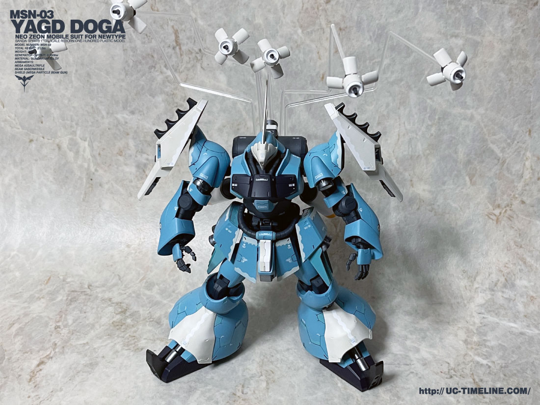 RE/100 ヤクト・ドーガ 完成報告。 – UC-TIMELINE. ガンプラ好きだけど