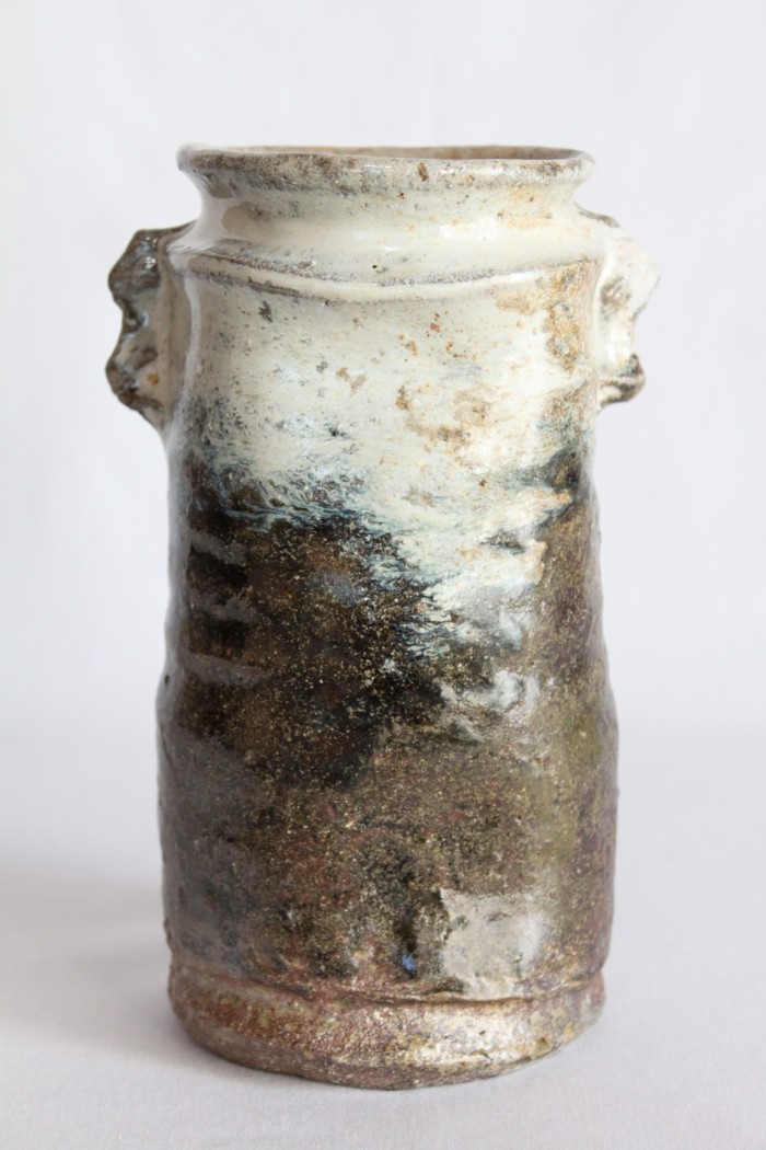朝鮮唐津 耳付花入 | Web 悠果堂美術館