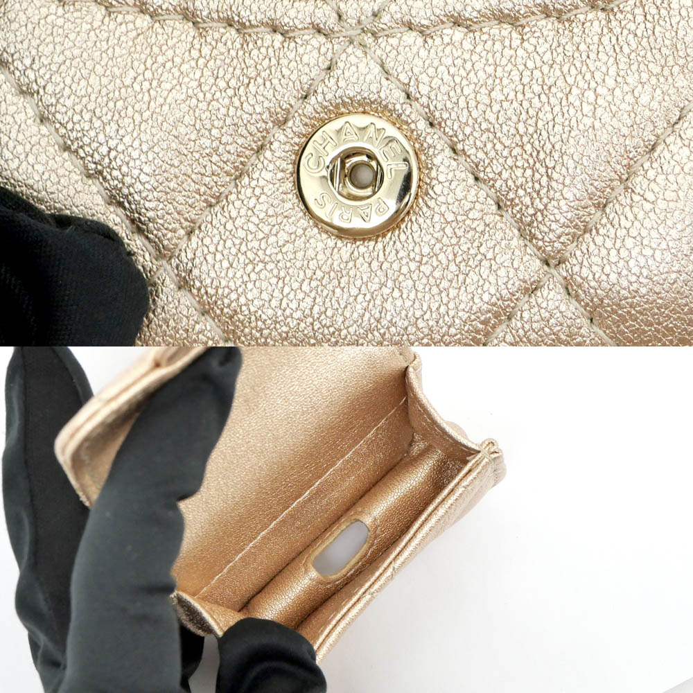 名東】【CHANEL】シャネル ノベルティ マトラッセ コインケース エア