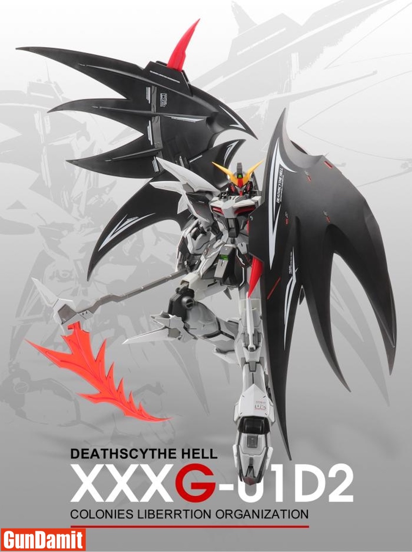SuperNova Model MG 1/100 XXXG-01D2 Gundam Deathscythe Hell Model