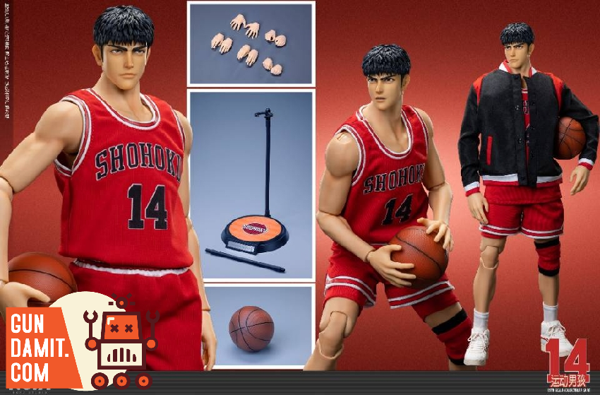 NOVA Studio 1/6 Slam Dunk No.14 Sport Boy Mitsui Hisashi Jersey