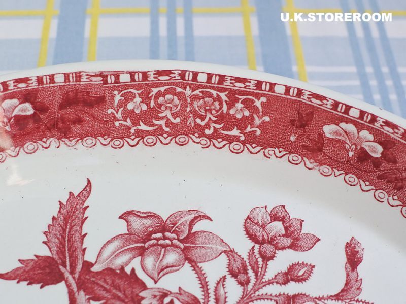 UKストアルーム SPO315 Spode スポード ピンクカミラ ミニオーバル