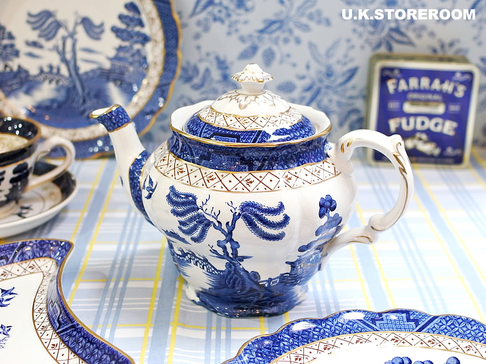 UKストアルーム OB465 Booth ブースリアルオールドウィロー 4人用