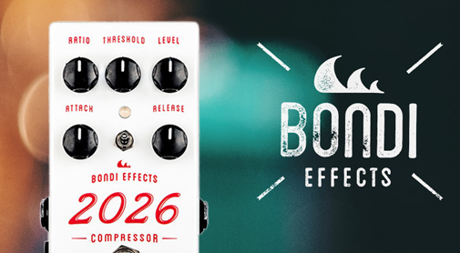 Bondi Effects 2026コンプレッサー・ペダル。Dynamic Mode（オート