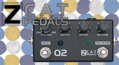 ZCAT PedalsのベストセラーQ-MODが「Q-MOD2」に進化！高品位サウンドと