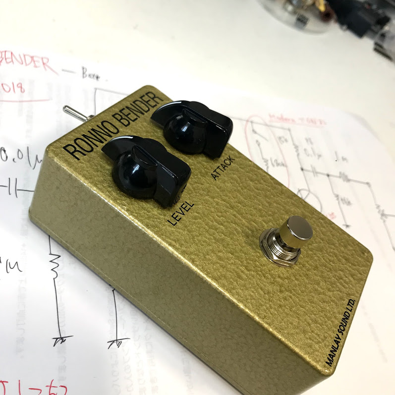 検品ルームへよこそ】MANLAY SOUNDのTONE BENDER MK1レプリカ、「RONNO