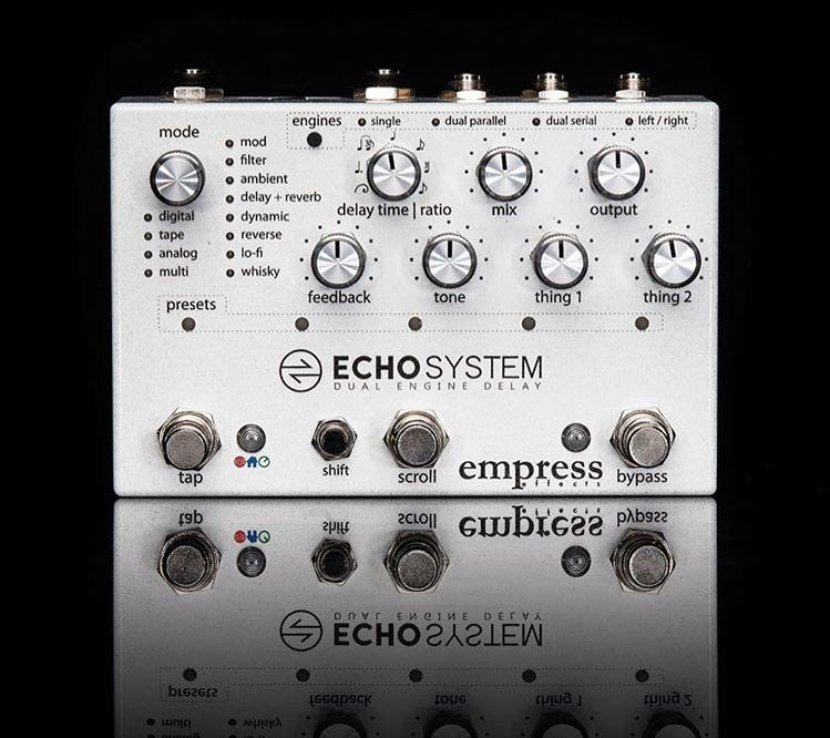 Empress Effects EchosystemとReverbのレビューがGuitarmagazineに掲載